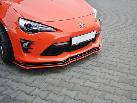 Maxton Design Front Splitter V.4 Toyota GT86 Facelift - TO-GT86-1F-FD3RRED+FD3G - Image 3