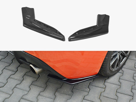 Maxton Design Rear Side Splitters V.1 Toyota GT86 Facelift - Carbon Look - TO-GT86-1F-RSD1C - Image 1