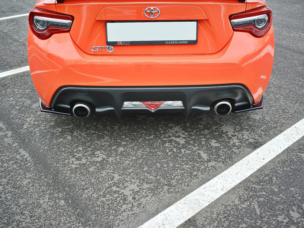 Rear Side Splitters V.1 Toyota GT86 Facelift - Carbon Look
