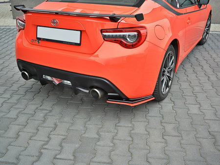 Maxton Design Rear Side Splitters V.2 Toyota GT86 Facelift - TO-GT86-1F-RSD1RRED+RSD1G - Image 2