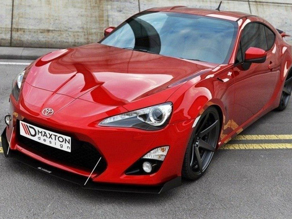 Maxton Design Front Racing Splitter Toyota GT86 (With Wings) - TO-GT86-1-CNC-FD2A - Image 2