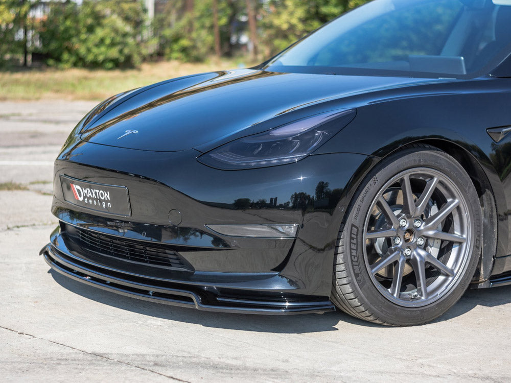 Maxton Design Front Splitter V.2 Tesla Model 3 - TE-MODEL3-1-FD2R+FD2G - Image 3