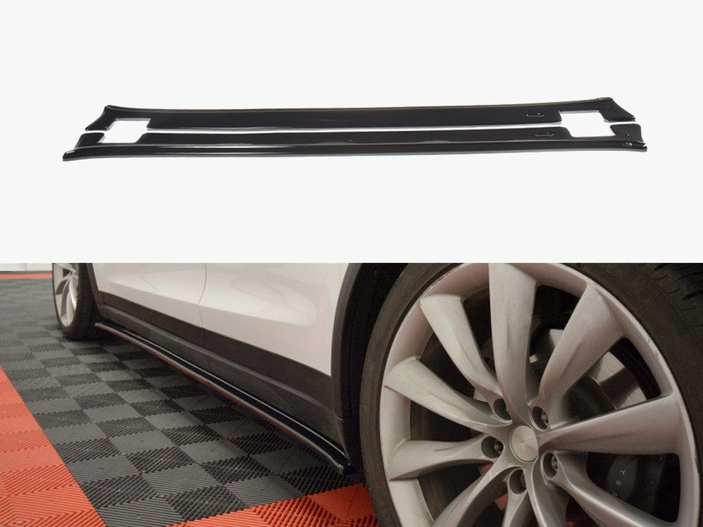 Maxton Design Side Skirts Diffusers V.1 Tesla Model X (2015-) - TE-MODELX-SD1G - Image 1