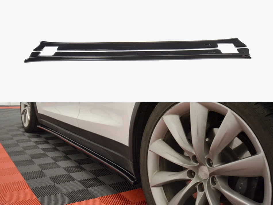 Maxton Design Side Skirts Diffusers V.1 Tesla Model X (2015-) - TE-MODELX-SD1G - Image 1