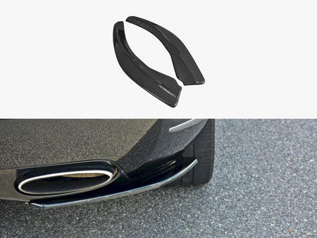 Rear Side Splitters Bentley Continental GT (2009-12) - Textured
