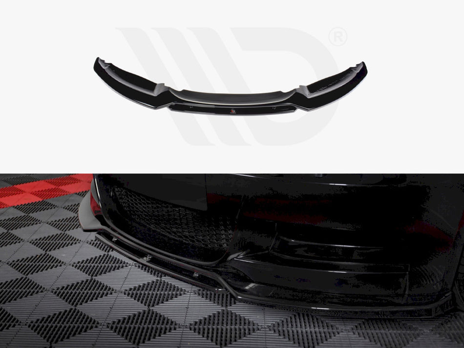 MAXTON DESIGN Front Splitter V.1 BMW 1 E82 Facelift M-Sport - Textured