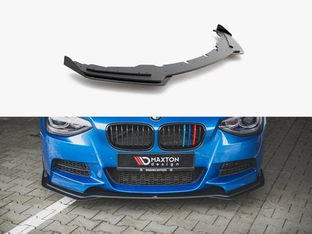 Maxton Design Street PRO Front Splitter + Flaps BMW M135I F20 - BM1F20MCNC-FD1B+FSF1G - Image 1