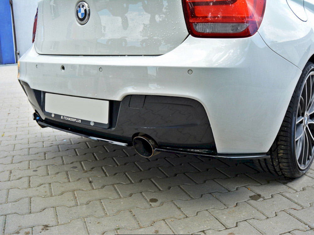 Maxton Design Central Rear Splitter BMW 1 F20 / F21 - Carbon Look - BM-1-F20-M-RD1C - Image 3