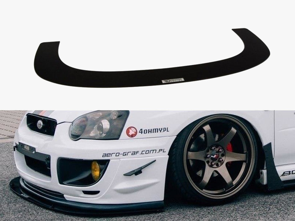 Maxton Design Front Racing Splitter Subaru Impreza WRX STI (Blobeye) - SU-IM-2F2-WRX-STI-CNC-FD1A - Image 1
