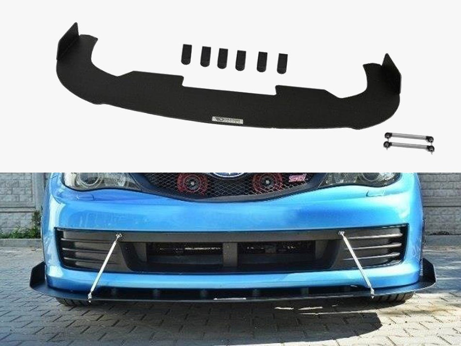 Maxton Design Front Racing Splitter Subaru Impreza WRX STI Mk3