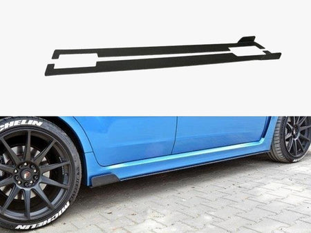 Maxton Design Racing Side Skirt Diffusers Subaru Impreza WRX STI Mk3 - SU-IM-3-WRX-STI-CNC-SD1A - Image 1