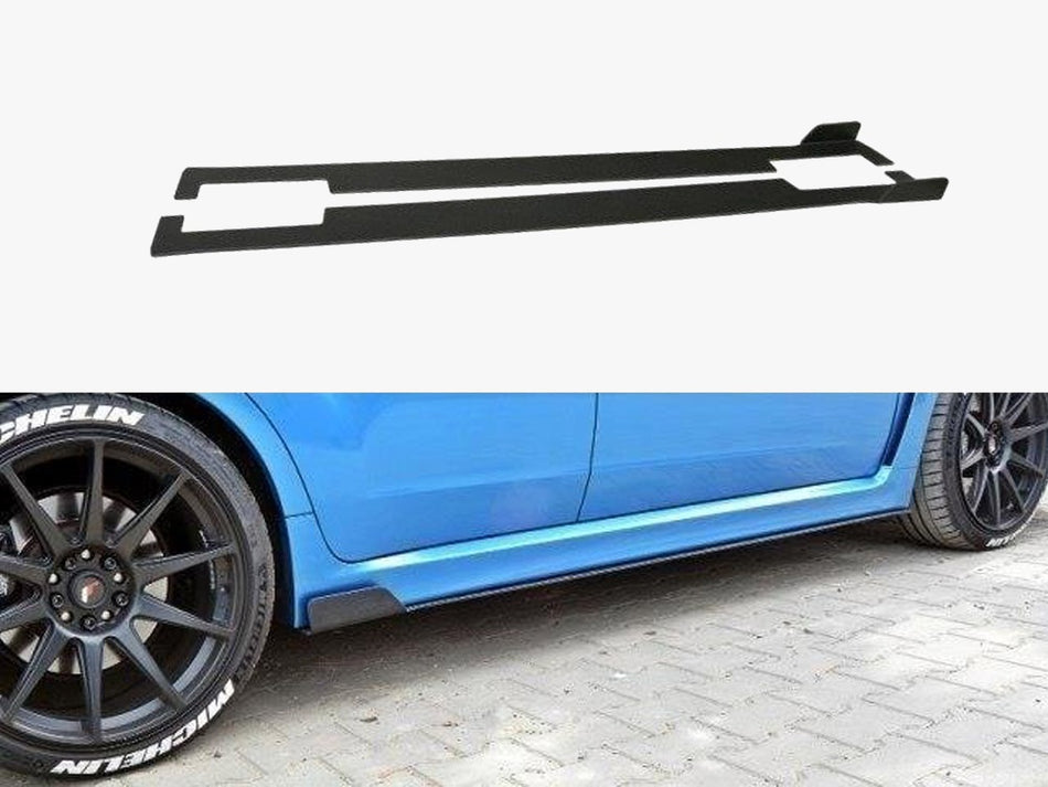 Maxton Design Racing Side Skirt Diffusers Subaru Impreza WRX STI Mk3
