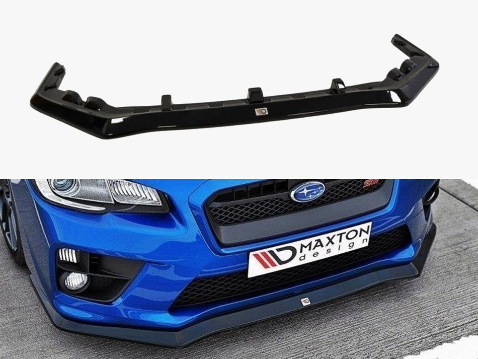 Maxton Design Front Splitter V.1 Subaru WRX STI - SU-IM-4-WRX-STI-FD1G - Image 1