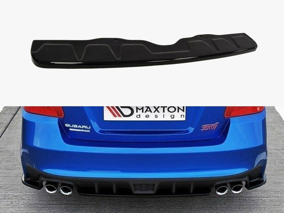 Maxton Design Central Rear Splitter Subaru WRX STI - SU-IM-4-WRX-STI-RD1G - Image 1
