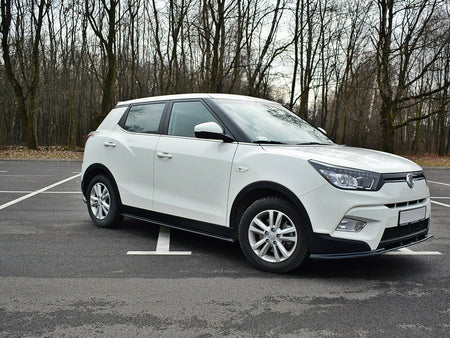 Maxton Design Side Skirts Splitters  Ssangyong Tivoli (2015-2019) - Carbon Look - SY-TI-1-SD1C - Image 2