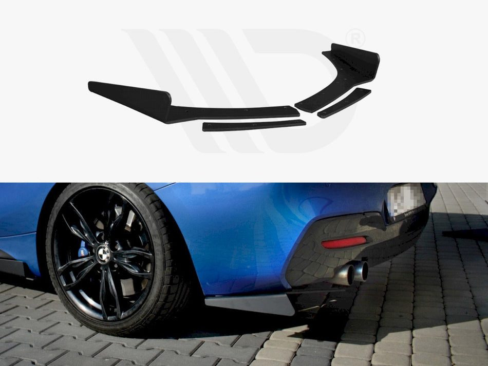 MAXTON DESIGN Rear Side Splitters BMW 1 F20 / F21 Facelift