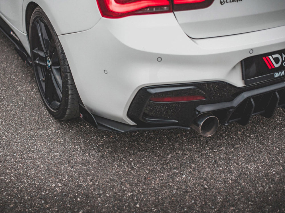 Maxton Design Street PRO Rear Side Splitters V.3 + Flaps BMW 1 F20 M140i - BM1F20FMCNC-RSD3B+RSF1G - Image 3
