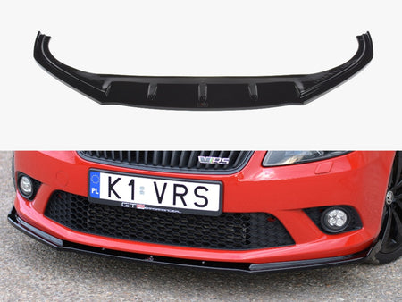 Maxton Design Front Splitter Skoda Fabia RS Mk2 - SK-FA-2-RS-FD1G - Image 1