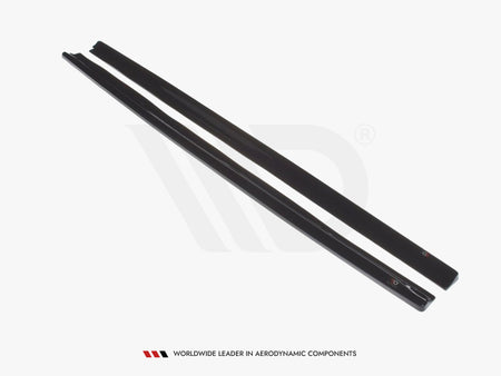 Side Skirts Diffusers Skoda Fabia MK2 RS (2010-2014) - Carbon Look