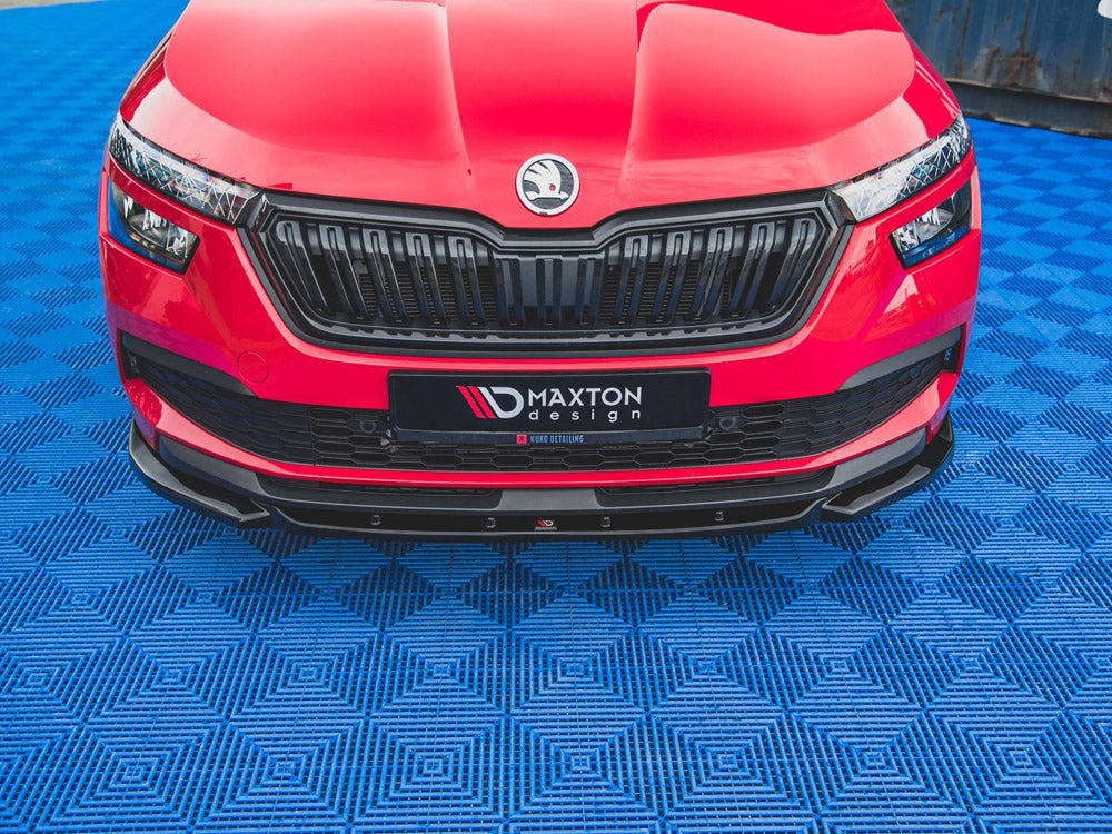 Maxton Design Front Splitter V1 Skoda Kamiq (2019-) - Carbon Look - SK-KM-1-FD1C - Image 3