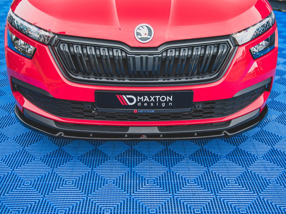 Front Splitter V2 Skoda Kamiq (2019-) - Carbon Look