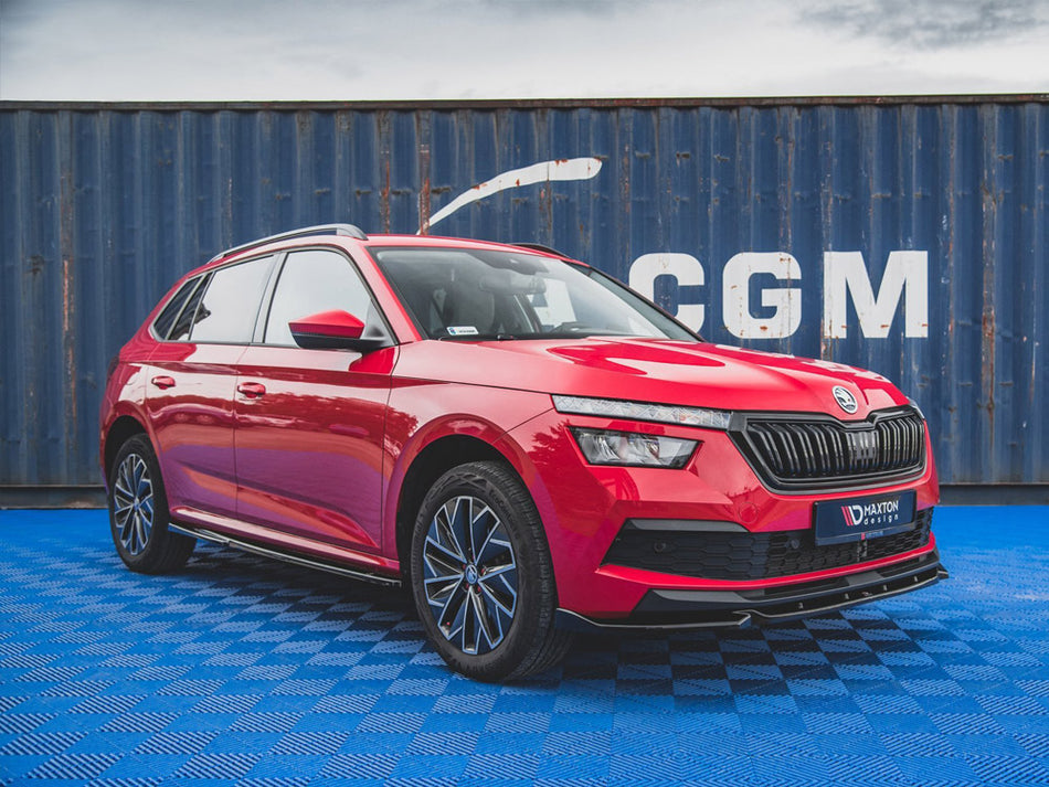 Side Skirts Diffusers Skoda Kamiq (2019-) - Textured