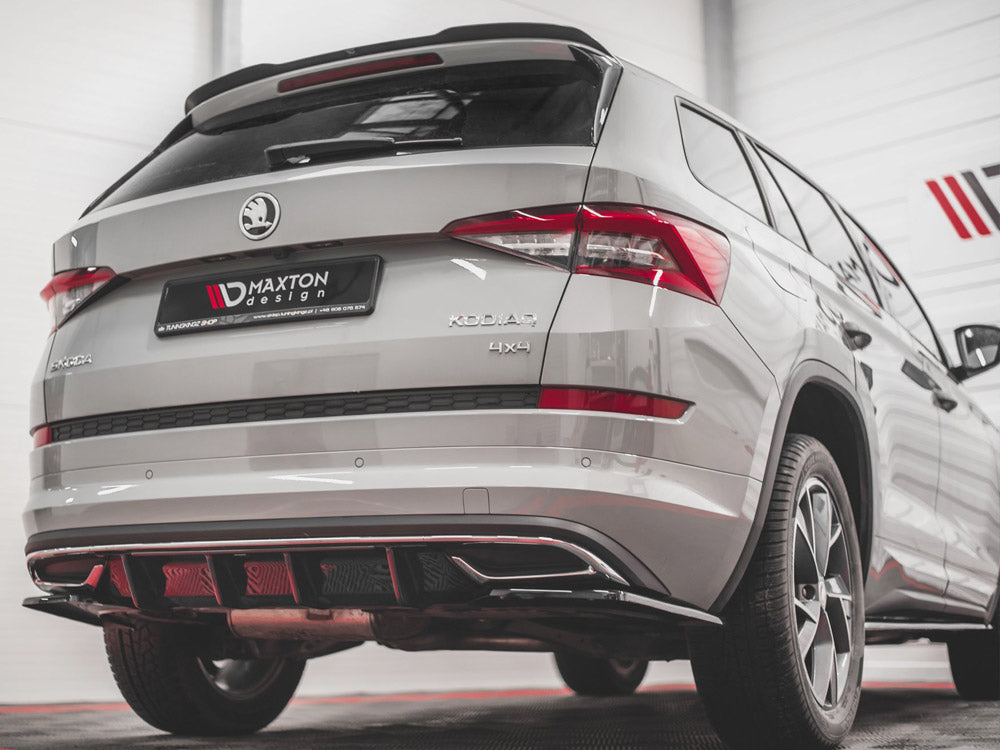 Rear Valance Skoda Kodiaq Mk1 Sportline - Carbon Look