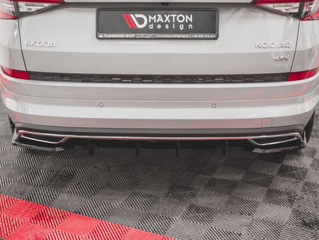 Maxton Design Rear Valance Skoda Kodiaq Mk1 Sportline - Carbon Look - SK-KO-1-SL-RS1C+RS1RC - Image 3