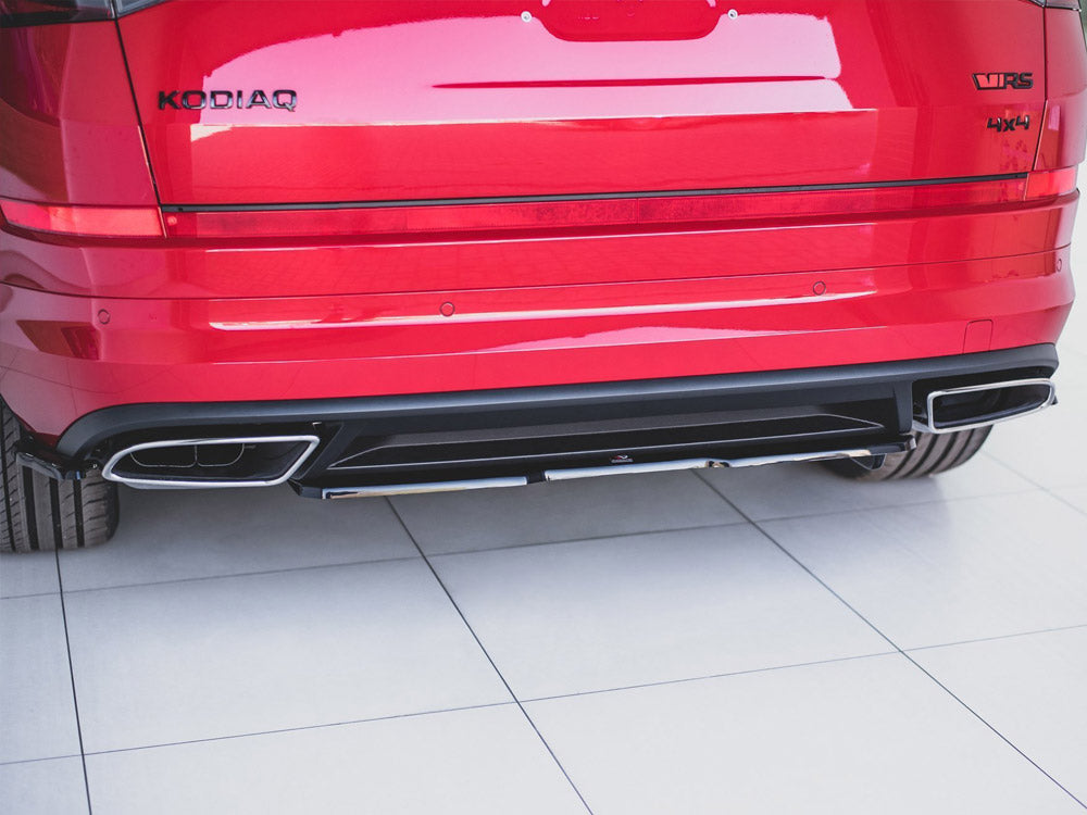 Central Rear Splitter Skoda Kodiaq RS - Textured