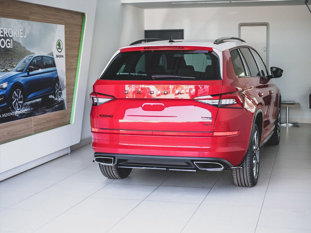 Central Rear Splitter Skoda Kodiaq RS - Textured