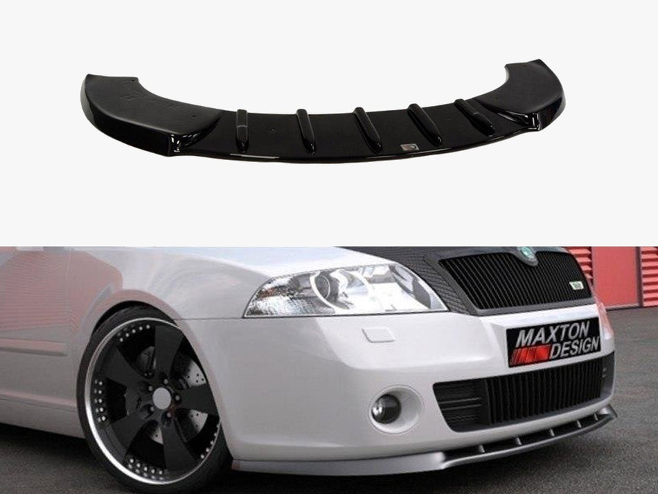 Maxton Design Front Splitter Skoda Octavia MK2 VRS Pre-facelift (2005-2007) - SK-OC-2-RS-FD1G - Image 1
