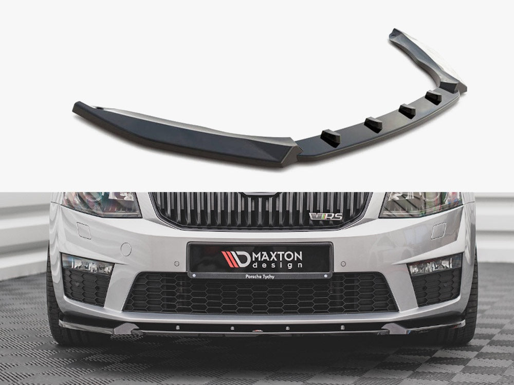 Maxton Design Front Splitter V.3 Skoda Octavia RS MK3 (2013-2016) - SK-OC-3-RS-FD3G - Image 1