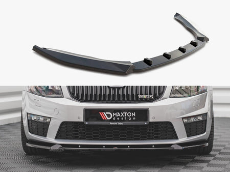 Maxton Design Front Splitter V.3 Skoda Octavia RS MK3 (2013-2016) - SK-OC-3-RS-FD3G - Image 1