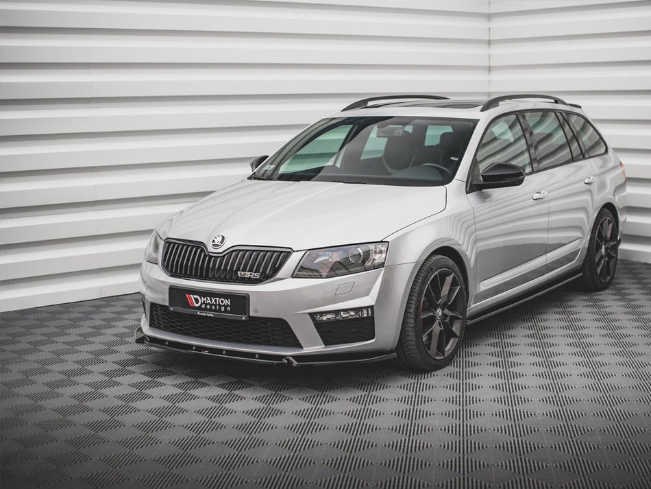 Maxton Design Front Splitter V.3 Skoda Octavia RS MK3 (2013-2016) - SK-OC-3-RS-FD3G - Image 2