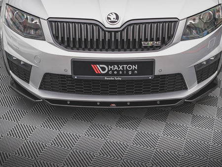 Maxton Design Front Splitter V.4 Skoda Octavia RS Mk3 (2013-2016) - SK-OC-3-RS-FD4G - Image 3