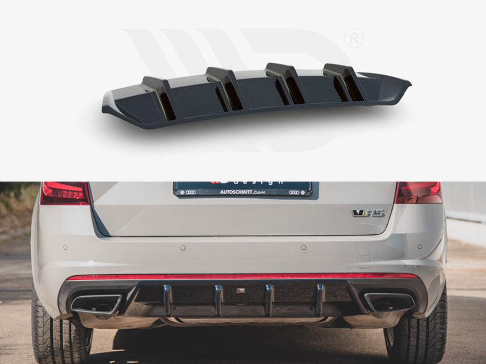 MAXTON DESIGN Rear Valance V.1 Skoda Octavia VRS MK3/ MK3.5 Hatchback / Estate