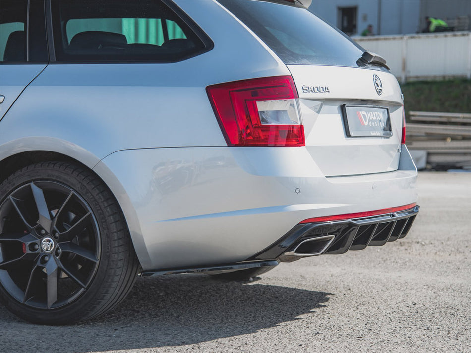 Maxton Design Rear Side Diffusers V.2 Skoda Octavia VRS MK3/MK3.5 Hatchback/ Estate - SK-OC-3-RS-RSD2G - Image 2