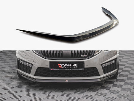 Maxton Design Front Splitter V.1 Skoda Octavia RS MK3 Facelift (2016-2019) - SK-OC-3F-RS-FD1G - Image 1