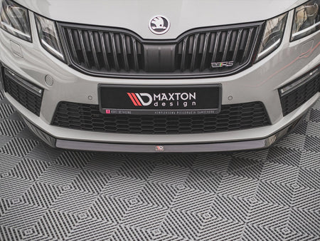 Maxton Design Front Splitter V.1 Skoda Octavia RS MK3 Facelift (2016-2019) - SK-OC-3F-RS-FD1G - Image 3