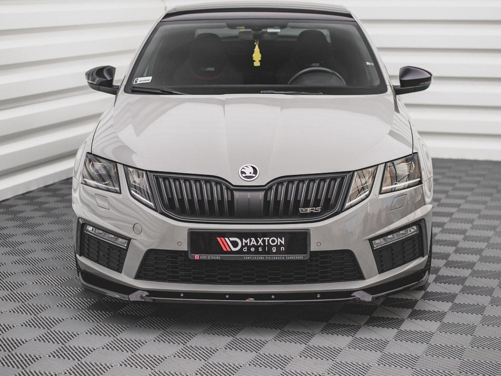 Maxton Design Front Splitter V.2 Skoda Octavia RS Mk3 Facelift - SK-OC-3F-RS-FD2G - Image 2