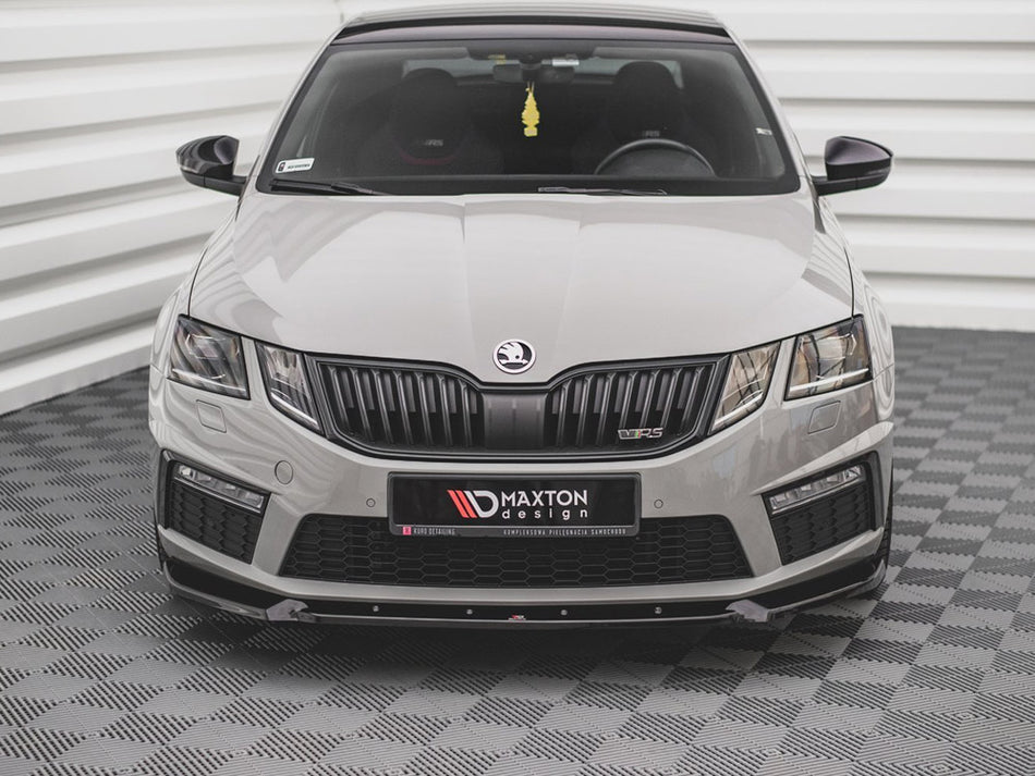 Maxton Design Front Splitter V.2 Skoda Octavia RS Mk3 Facelift - SK-OC-3F-RS-FD2G - Image 2