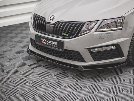 Maxton Design Front Splitter V.2 Skoda Octavia RS Mk3 Facelift - SK-OC-3F-RS-FD2G - Image 3