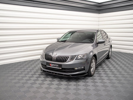 Maxton Design Front Splitter V.1 Skoda Octavia MK3 Facelift (2016-2020) - SK-OC-3F-FD1G - Image 2