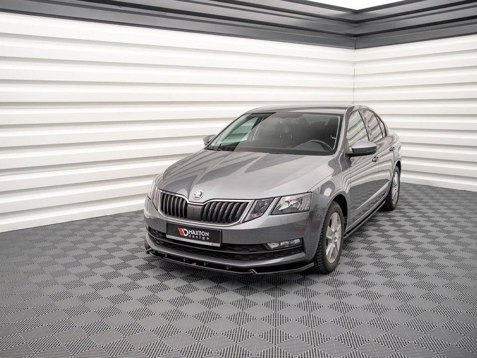 Maxton Design Front Splitter V.1 Skoda Octavia MK3 Facelift (2016-2020) - SK-OC-3F-FD1G - Image 2