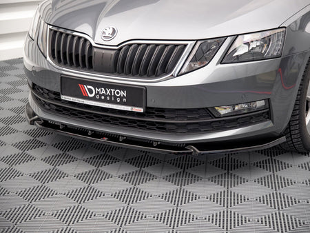 Maxton Design Front Splitter V.1 Skoda Octavia MK3 Facelift (2016-2020) - SK-OC-3F-FD1G - Image 3