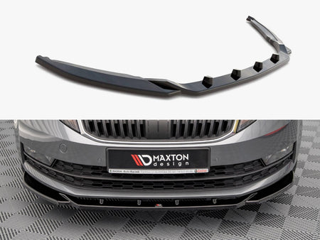 Maxton Design Front Splitter V.2 Skoda Octavia MK3 Facelift (2016-2020) - SK-OC-3F-FD2G - Image 1