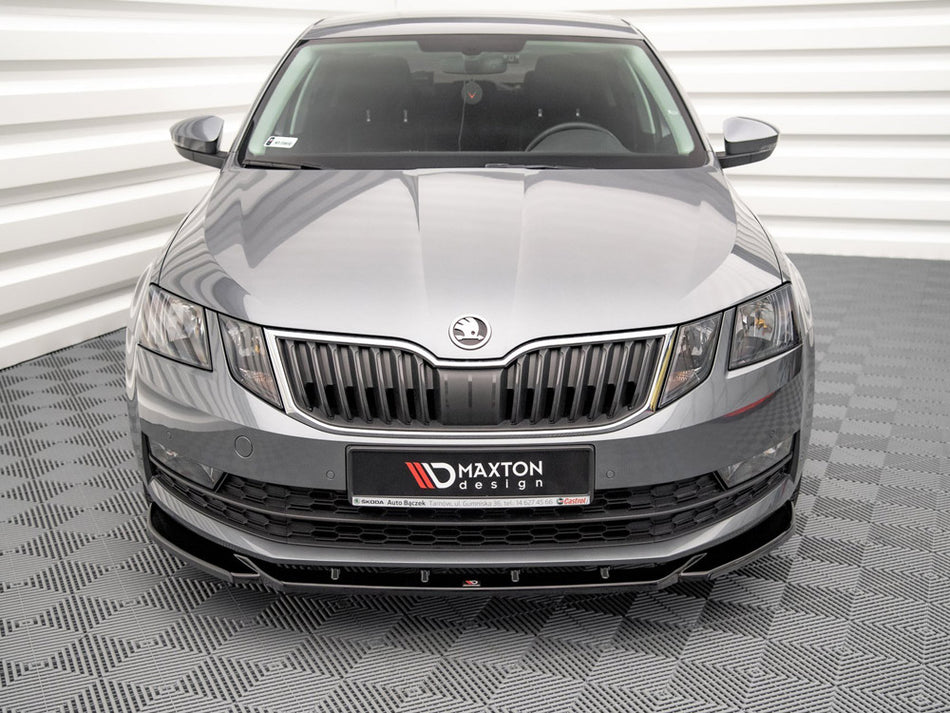 Maxton Design Front Splitter V.2 Skoda Octavia MK3 Facelift (2016-2020) - SK-OC-3F-FD2G - Image 2
