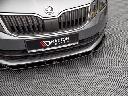 Maxton Design Front Splitter V.2 Skoda Octavia MK3 Facelift (2016-2020) - SK-OC-3F-FD2G - Image 3