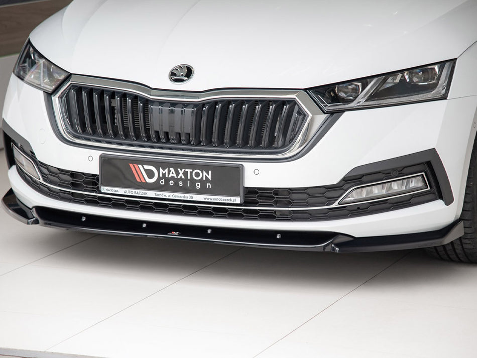 Maxton Design Front Splitter V.1 Skoda Octavia Mk4 - SK-OC-4-FD1G - Image 2