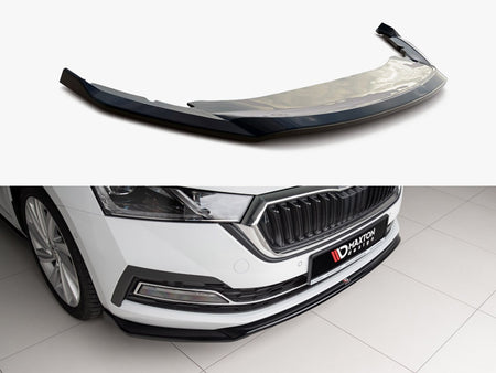 Front Splitter V2 Skoda Octavia MK4 (2019-) - Textured